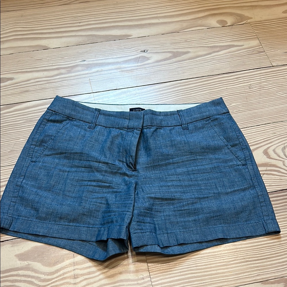 J. Crew Blue Chambray Shorts